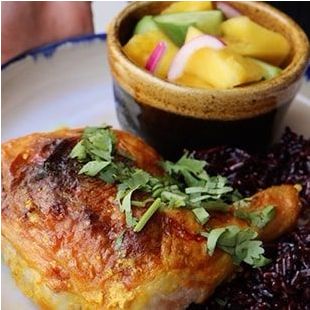 Ayam Percik with Langit Rice & Acar