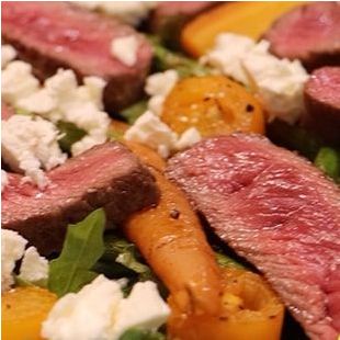 Balsamic Steak Feta Salad