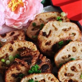 Crispy Stuffed Lotus Root