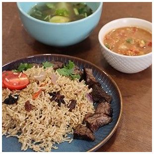 Nasi Daging with Kuah Asam