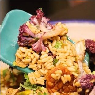 Purple Cauliflower & Grain salad