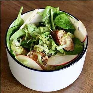Warm Apple & Chicken Sausage Salad